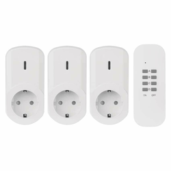 Emos Daljinsko vodene vtičnice Schuko P0069