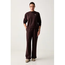 Puma Ženska komplet trenerka Loungewear Standard Sweat Suitt Fl Cl, 693995-33, Braon