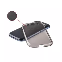 Ultra tanek silikonski ovitek za Nokia Lumia 630 / 635 - prozorno črn