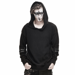 Pulover moška - Jigsaw Feeling Punk - DEVIL FASHION - SR009-a