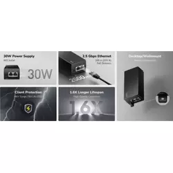 Cudy POE200H,30W 2.5 Gbps PoE+ Injector,10/100/1000/2500 Mbps