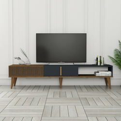 HANAH HOME Milan Alt Walnut Anthracite