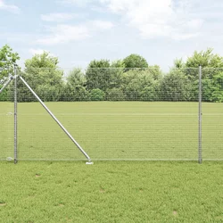 Zavareno žičano ograđivanje s bodljama 50 x 1,4 m Srebrna Mreža