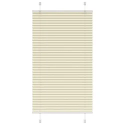 Plisirana roleta krem 75x150 cm širina tkanine 74,4 cm