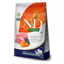 N&D Suva hrana za pse sa ukusom jagnjetine, bundeve i borovnice Medium&Maxi 12kg