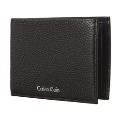 CALVIN KLEIN darilni paket moška denarnica Pebble (ležeča) - Black