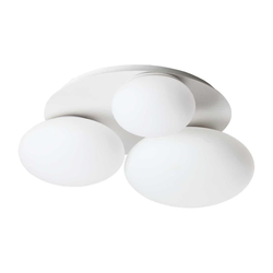 Ideal Lux - LED plafonsko svetlo NINFEA 3xGX53/9W/230V belo