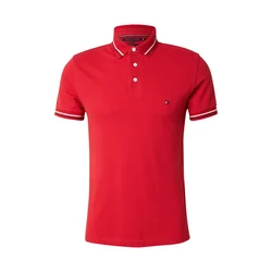 TOMMY HILFIGER Majica rdeča/vinsko rdeča/bela