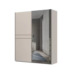 JELA Klizni plakar sa ogledalom PK181-OG/OP - Kolekcija Opera - Kašmir mat lak/Kašmir mat lak - 182x224x61cm