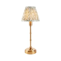 Endon 114800 - LED stona lampa BURLEY, punjiva, sa prigušiva LED/1,5W/5V mesing/zelena