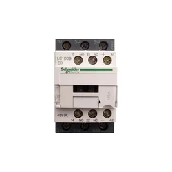 Schneider TeSys Deca napajalni kontaktor 9A 3P 48V DC 1NO 1NC LC1D09ED