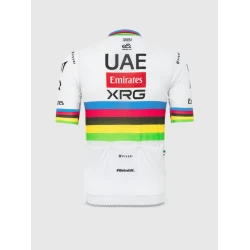 Pissei TADEJ POGACAR WORLD CHAMP REPLICA SHORT SLEEVE JERSEY, maja m.kr kol, bela UAEM01R3