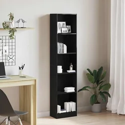 Biblioteka crni hrast 40x24x176 cm Inženirsko drvo