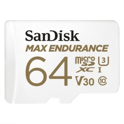 SanDisk MAX ENDURANCE microSDXC 64GB + SD Adapter