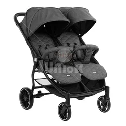 Kikka Boo Kolica za blizance HAPPY 2 dark grey
