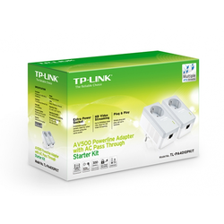 Powerline adapter TP-LINK TL-PA4010P KIT AV600/600Mbps/Homeplug AV/uticnica/300m