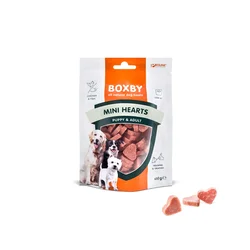 Boxby Mini Hearts poslastica za pse Puppy&Adult 100g