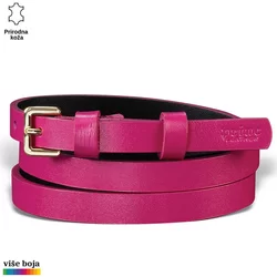 Princ Leather Ženski kaiš, Kožni, Roze