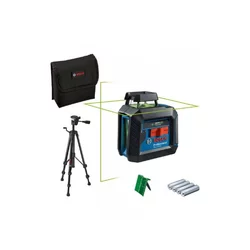 BOSCH PLAVI ALAT GLL 2-20 G samonivelišući linijski laser 360° + tašna + stativ - zeleni zrak, 0601065001