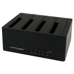 LC POWER HDD DOCKING LC-DOCK-U3-4B USB3.0/ESATA 4X HDD/SSD BLACK