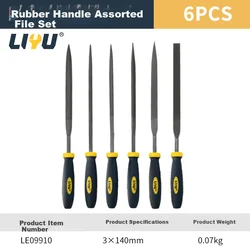 Liyu Set turpija, 3x140mm, 6 Komada