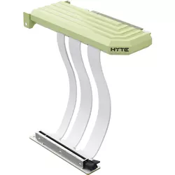 HYTE PCIe 5.0 Hyper Riser kabel, 0.2 m, belo-zelen