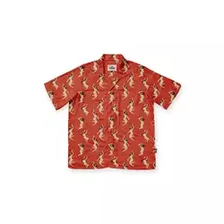 The Dudes Ladies Red Hawaiian Shirt multicolor