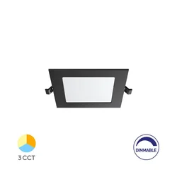 Braytron Ugradni LED panel BRY-SMD-CSP-4W-KOCKA-DIMABILNI-3INC-CRNI-3U1