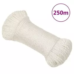 Radno uže bijelo 8 mm 250 m od polipropilena