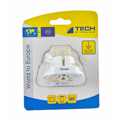 TRAVEL BLUE ADAPTER POTOVALNI WORLD-WIDE