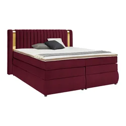 Boxspring Krevet Minola Gold Exkluziv 180/200 cm , boja crnog vina