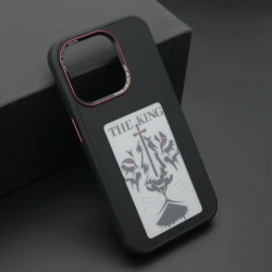 Futrola SMART COVER Corning Glass za iPhone 14 Pro Max (6.7) crna