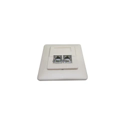 Vtičnica Cat6 2xRJ45 FTP p/p