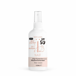 NAIF Zaštitni sprej za sunčanje za bebe i decu SPF50 SB005O 100ml