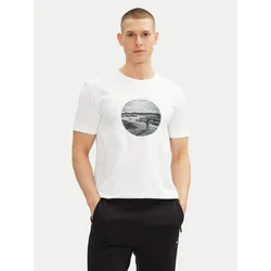 BOSS Majica Graphic Heritage 50537847 Bela Regular Fit