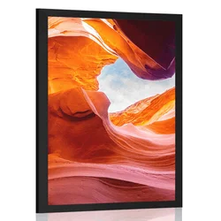 Plakat Antelope Canyon v Arizoni - 20x30 silver