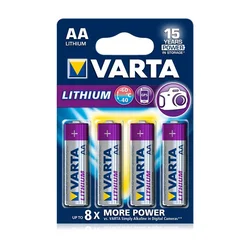 Varta Professional Lithium baterija AA, 4 kos