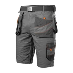 Bermude sa kaišem Slim vel. M 50 260g/m2 sive Neo
