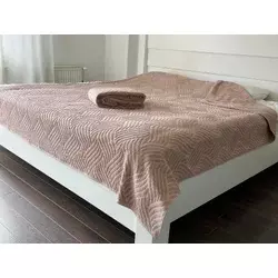 Letnji frotirni prekrivač - Sara - 145x200cm Kapućino boja ( VLK000542-Sarakapucino )
