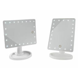 Alum online Kozmetično ogledalo - 22 LED belo