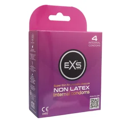 EXS Non-Latex Internal Condoms 4 pack