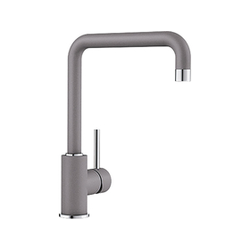 Blanco Mili enoročna armatura za umivalnik, J-izliv, visokotlačna, aluminij