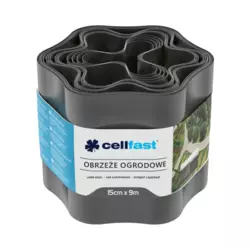 slomart vrtni robniki 15cm x 9m Celfast grafit