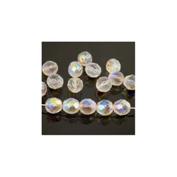 Češke perle polirane 8mm kristal AB