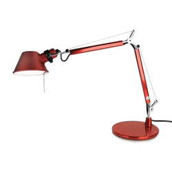 TOLOMEO MICRO STOLNA SVJETILJKA CRVENA E14 ARTEMIDE SA POSTOLJEM