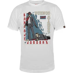 011Shop Muška majica kratkih rukava Blagoje Jovović, Bela