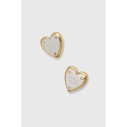 Guess Srčki dvobarvni uhani All You Need Is Love JUBE04209JWYGRHT/U