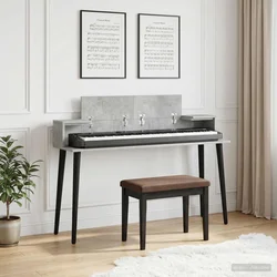 Studio radni stol Betonska siva 110 x 36 x 19,5 cm