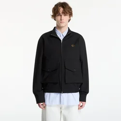Jakna FRED PERRY Patch Pocket Funnel Neck Jkt Black Moss M
