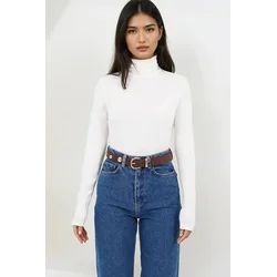 Trend Alacati Stili Ženska bluza Alc-X14859, Krem